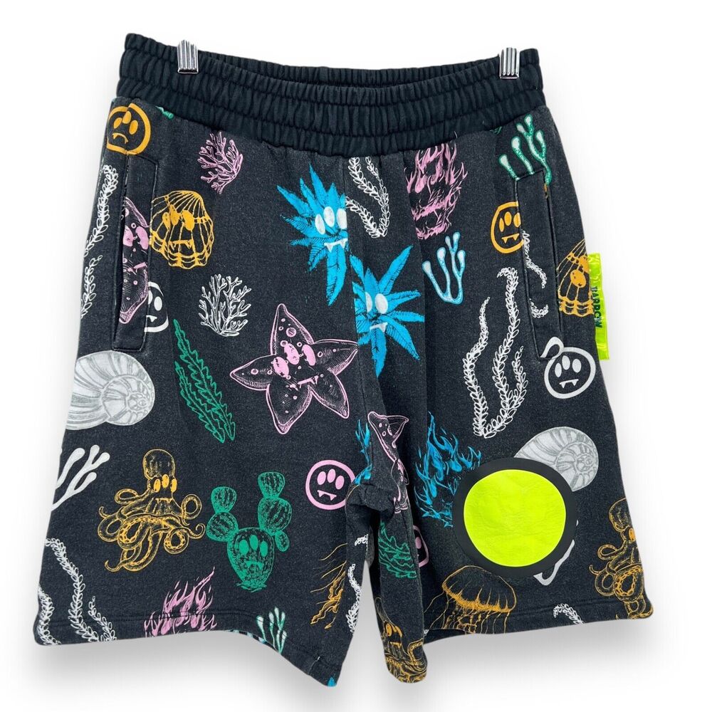 Barrow Graphic Shorts Men's M Black Under the Sea Loungewear wash wear